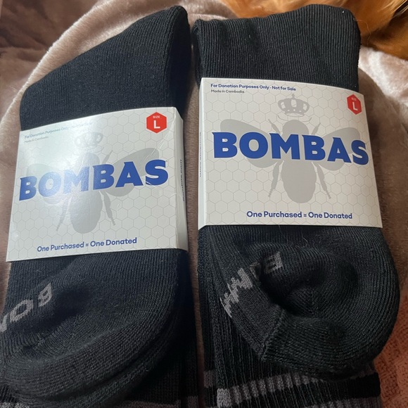 Bombas Charcoal Men's Casual Socks - Picture 1 of 2